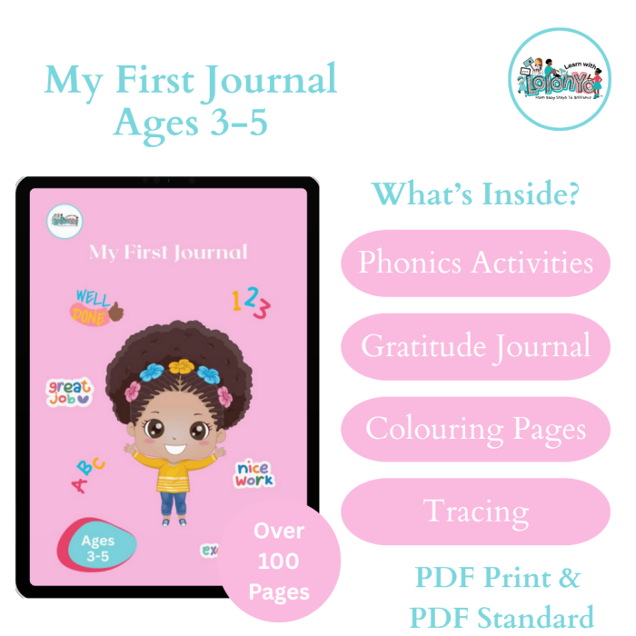 My First Journal for Girls (Ages 3&ndash;5)