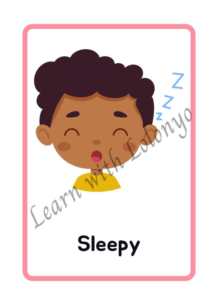 Feelings & Emotion Flashcards | Ages 3 -6 | Early Learning |Active Learning