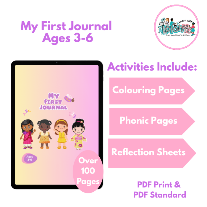 My First Journal for Girls (Ages 3&ndash;6)
