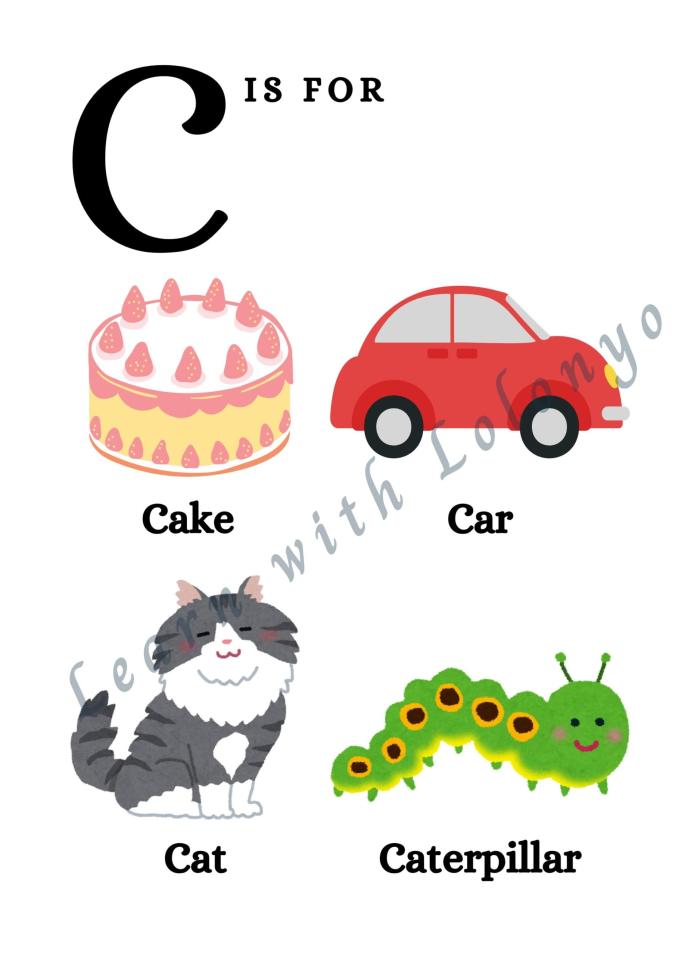 Alphabet Flashcard | Ages 3 - 6 | ABC Learning for Toddlers |