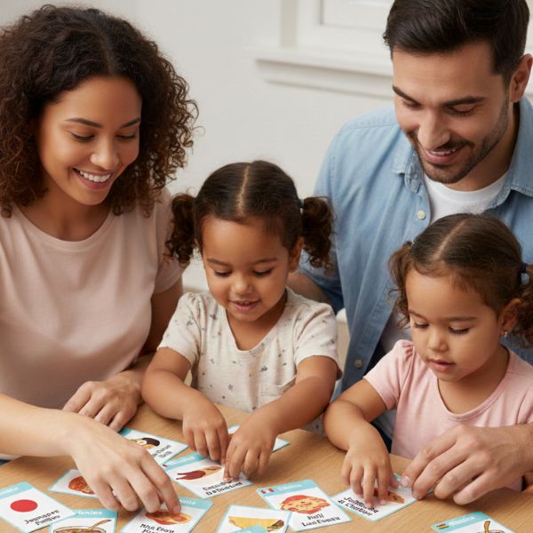 World Foods Flashcards (Ages 4&ndash;10) &ndash; 26 Printable Cards