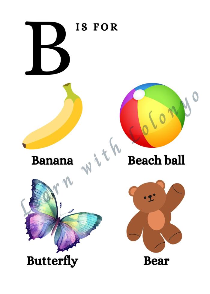 Alphabet Flashcard | Ages 3 - 6 | ABC Learning for Toddlers |