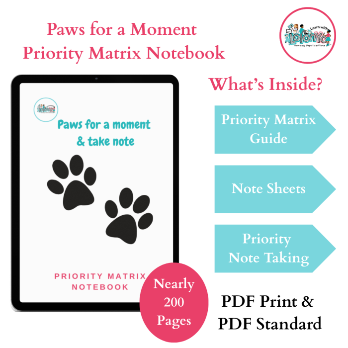 Paws for a Moment & Take Note