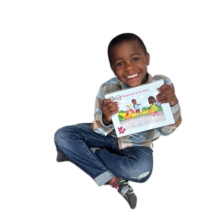 Hopscotch at the Park| Fun Jigsaw Puzzle for Ages 4+ | Educational & Inclusive Toy for Playful Learning | Puzzle for kids