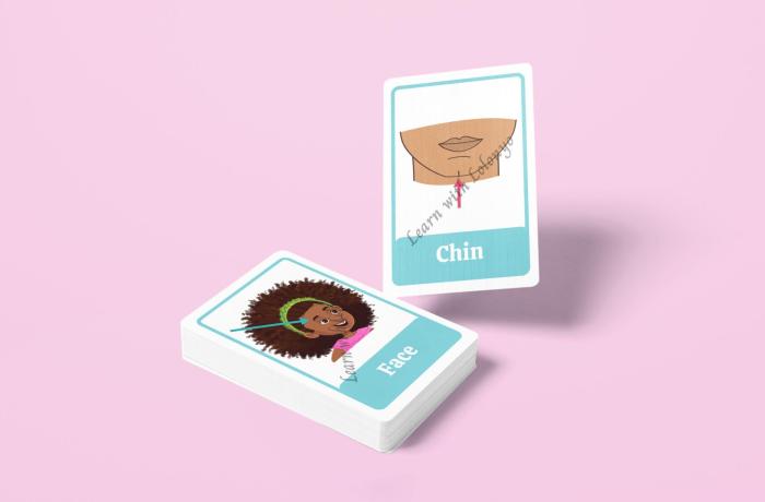 My Body Flashcards | Ages 3-6 | Anatomy Cards | Toddler Learning Tools | Body Parts Recognition | Preschool Education Flashcards